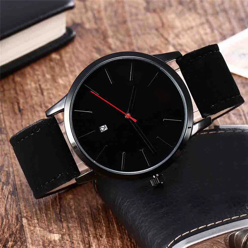 

Women Leisure Time Faux Leather Analog Simple Clock Dial Wrist Watch Store sales promotion at a loss of 99 au2