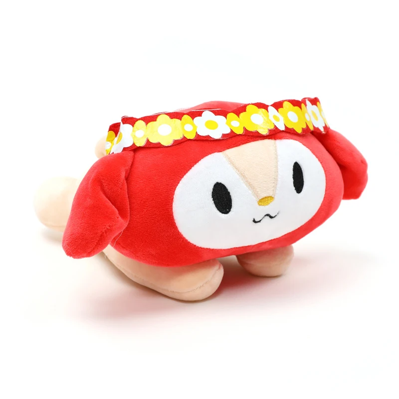 Красный 22 см ЯПОНИЯ Sanrio Серия белая собака плюшевые игрушки белая собака плюшевые животные игрушки ультра мягкая ручная кукла для детей Детский подарок - Цвет: Красный