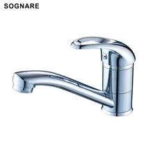 Sognare 2017 Chrome Смеситель для кухни холодной и горячей кухни коснитесь раковина 360 градусов Поворотный отверстие водопроводной воды раковина кран D3102