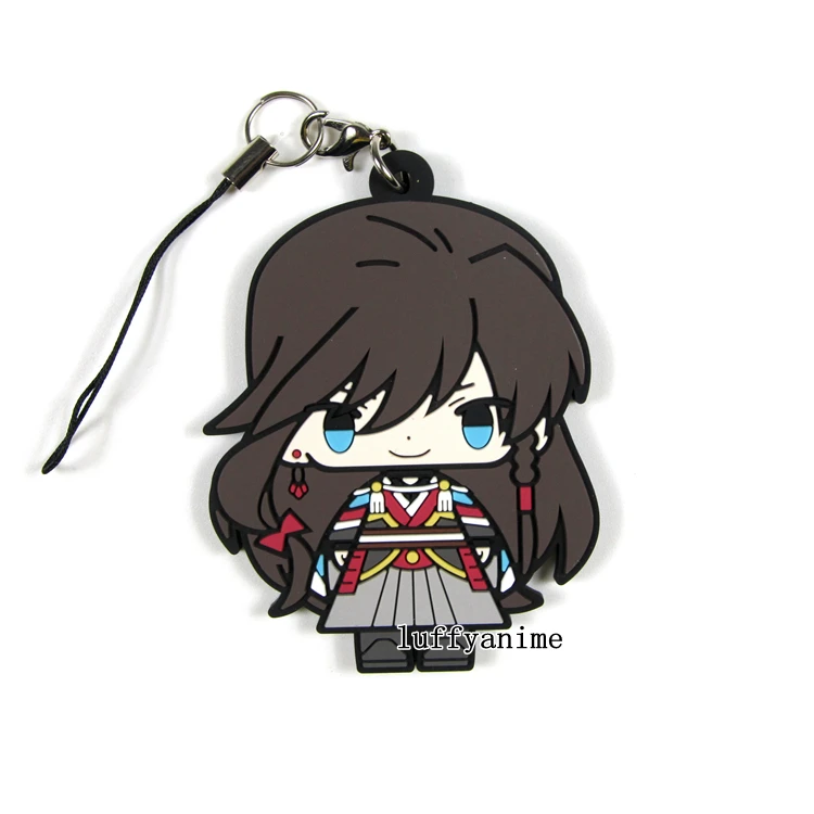Touken Ranbu онлайн KATSUGEKITOUKEN RANBU подвеска резиновый ремешок талисман Kashuu Kiyomitsu Mikazuki