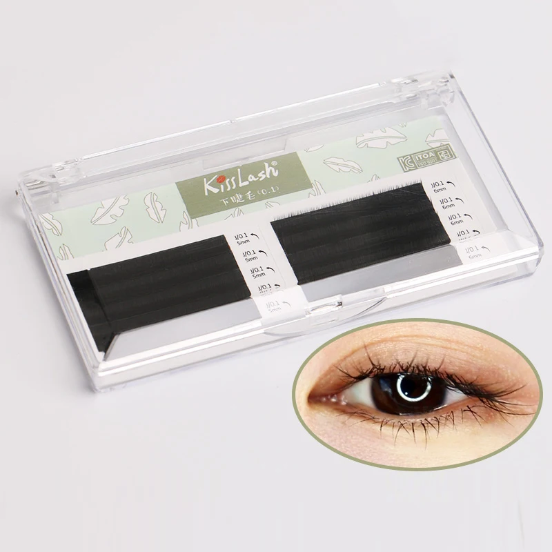 

0.1 Thickness eyelash Extension J Curl 5mm 6mm Eyebrow Eyelash Extension Lashes Bottom lashes under eye lash