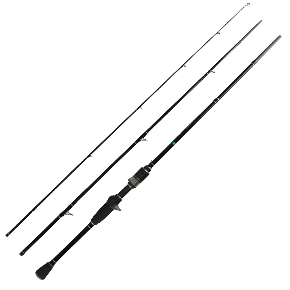 

Fast Action Spinning Rod 2.1m Carbon Casting Rod L Power 2-10g 3 Sections Trout Fishing with K Serise Rings Stream Rod