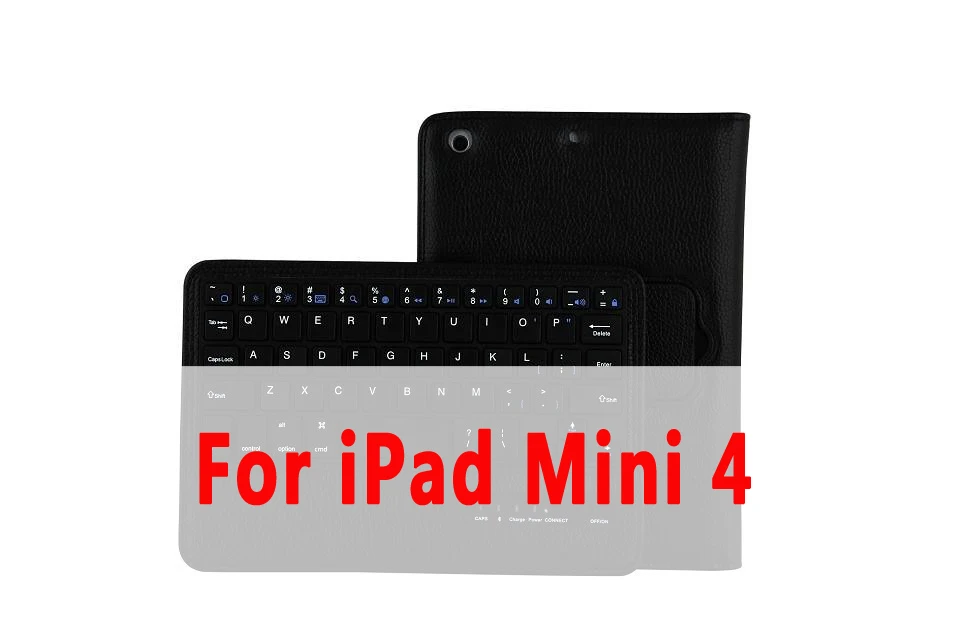 Клавиатура чехол для Apple iPad Mini 1 2 3 4 5 Mini2 Mini3 Mini4 Mini5 7,9 чехол принципиально Smart кожа основа+ клавиатура+ пленка+ ручка - Цвет: For iPad Mini 3