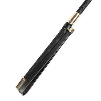 BDSM Bondage Restraints PU Leather Delicate Whips Fetish Horse Crop Whip Spanking Paddle Flogger Adult Flirt Sex Toys For Couple 2