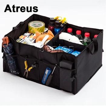 

Atreus 1x Car Accessories For Chery Tiggo Mitsubishi Pajero Asx Outlander I200 Lada Granta Folding Trunk Bag Box Car-Styling