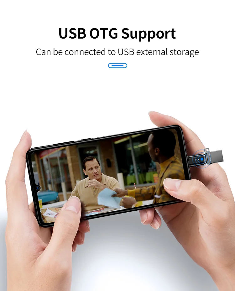 YBD OTG Type-C Adapter USB C to Micro USB OTG Cable Thunderbolt 3 USB Type C Adapter for Macbook Pro Samsung S9 One plus USBC