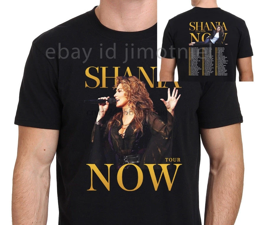 SHANIA TWAIN TOUR 2018 Mens T shirt size S XXL on