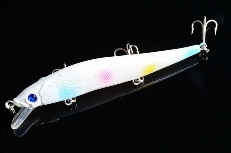 1x 11.5cm 13g Bent Minow Fishing Lure Hard Plastic Artificial Lures 3D Fish Eye Swim Bait Crankbait Fake Baits Low Factory Price (12)