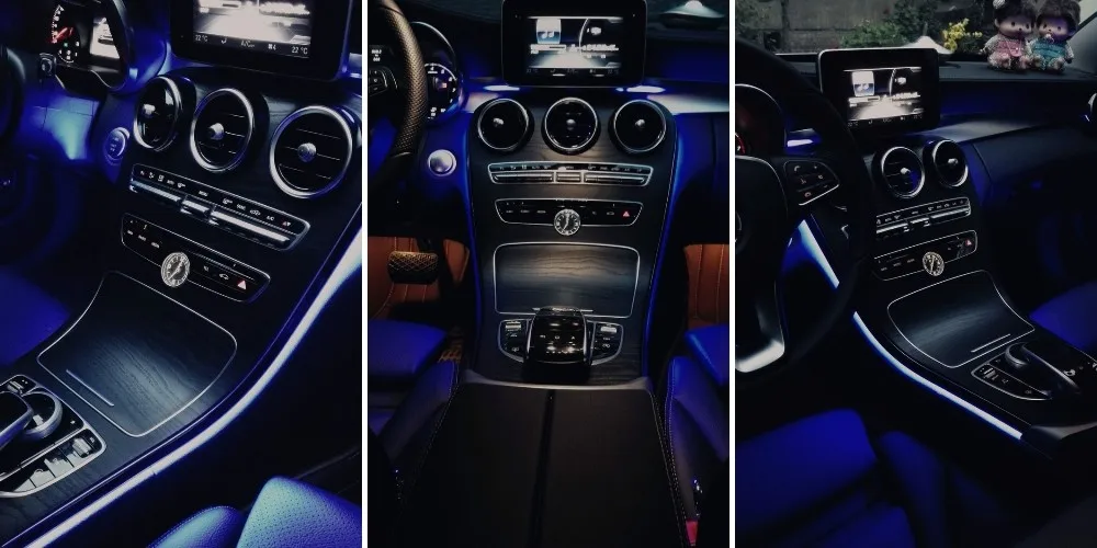 Us 39 98 30 Off Novovisu For Mercedes Benz C Mb W205 2014 2019 Or Glc Dashboard Interior Oem Original Factory Atmosphere Advanced Ambient Light In