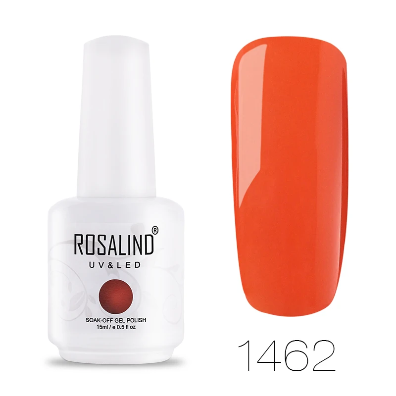 ROSALIND Gel 1S 15ml Gel Nail Polish New 60 Beautiful Colors Designed Nail Art Design Manicure UV Soak Off Primer Gel Varnishes - Цвет: RH1462