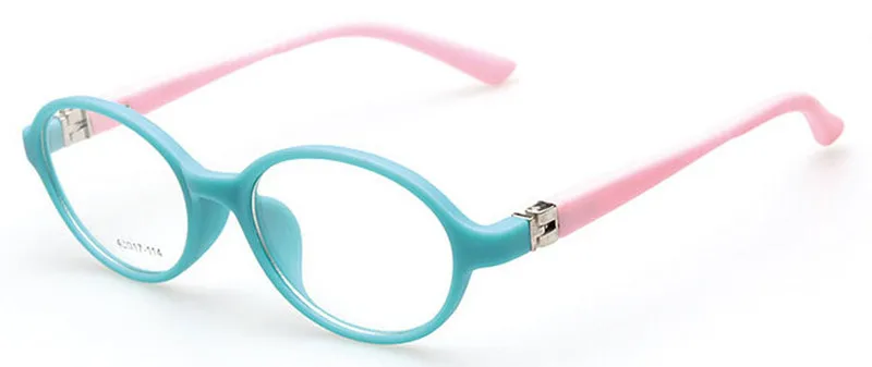 TR90 высокое качество детские весенние петли для мальчиков и девочек легкие очки для близорукости детские очки Rx able - Цвет оправы: Blue Pink C11