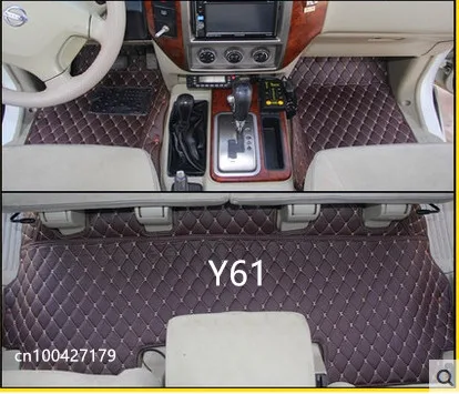 Высокое качество! Автомобильные коврики для Nissan Patrol Y61 водонепроницаемые на 5