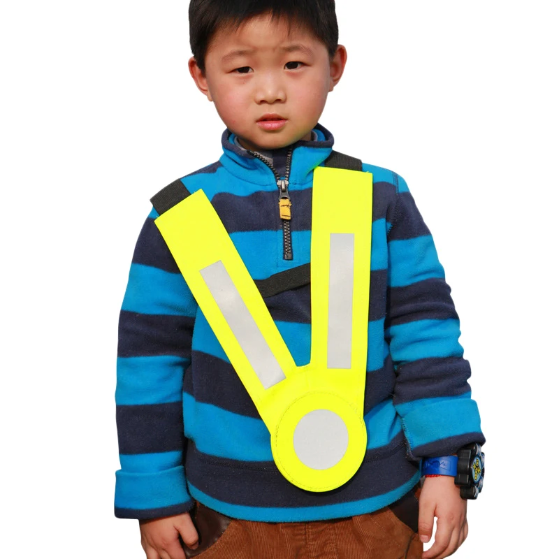 

Children's reflective vest kindergarten safety clothing reflective strap vests for child boy girl outdoor road traffic warning