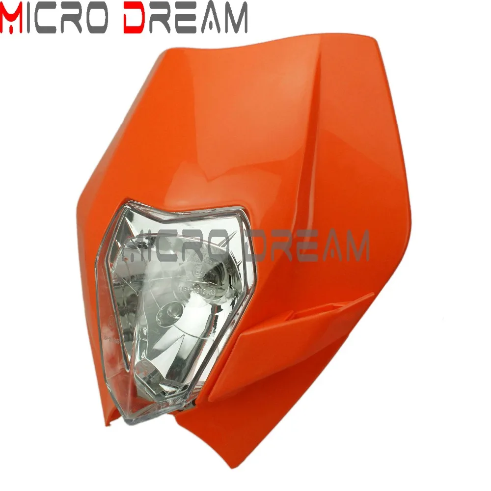 S2 12V Мотокросс Универсальный Галогеновый фар для 85 105 125 200 250 300 450 500 525 гоночный