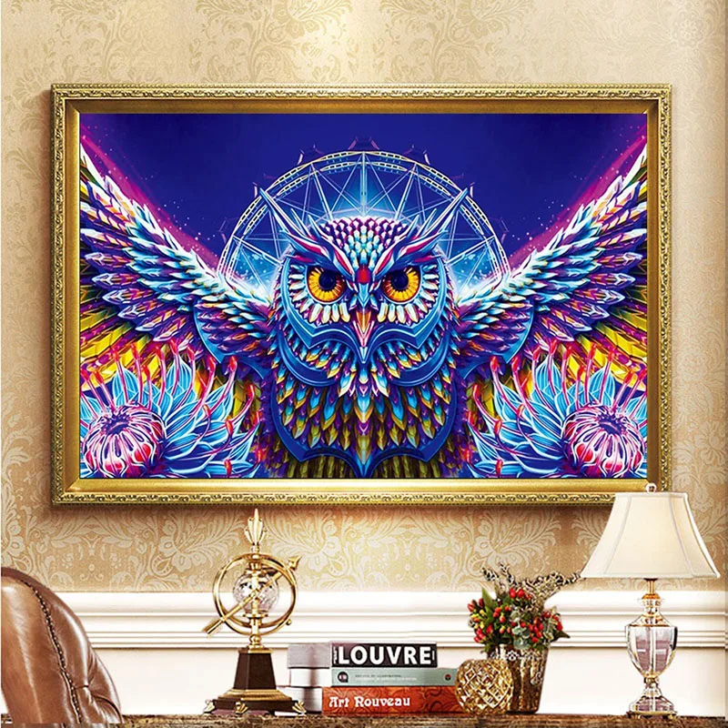 

Owl Diamond Painting Diamond Embroidery 5D DIY Full Square Animals Diamond Mosaic Diamond Painting Home Decoration