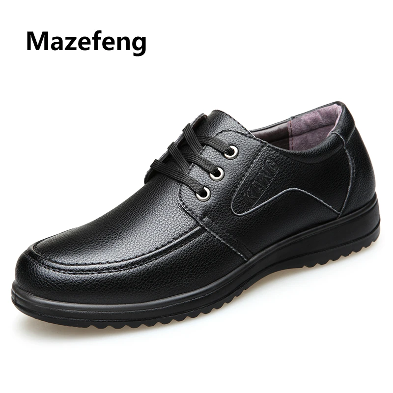 gallery image Товар Mazefeng 2018 New Summer Men Casual Leather Shoes Vintage Men ...