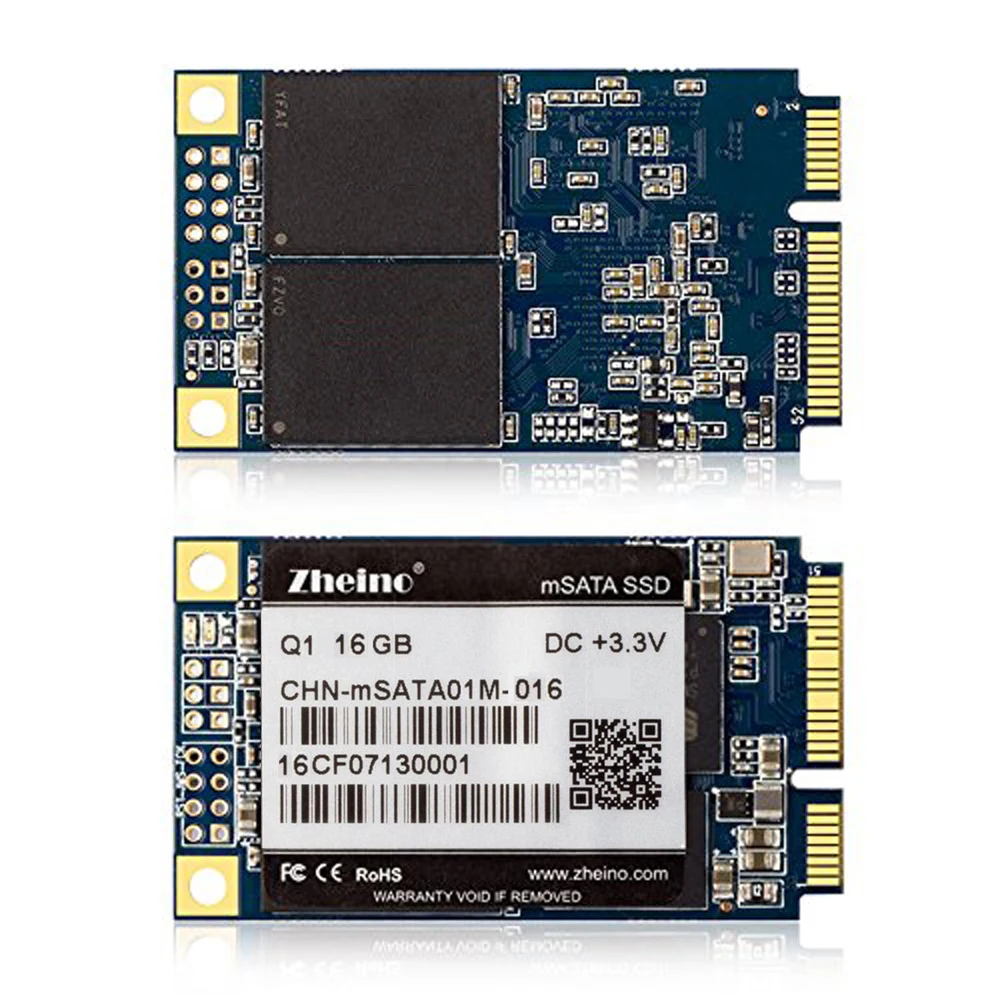 Zheino SATA Mini PCIE mSATA 16GB 30GB 60GB 64GB 120GB 128GB 240GB 256GB ...