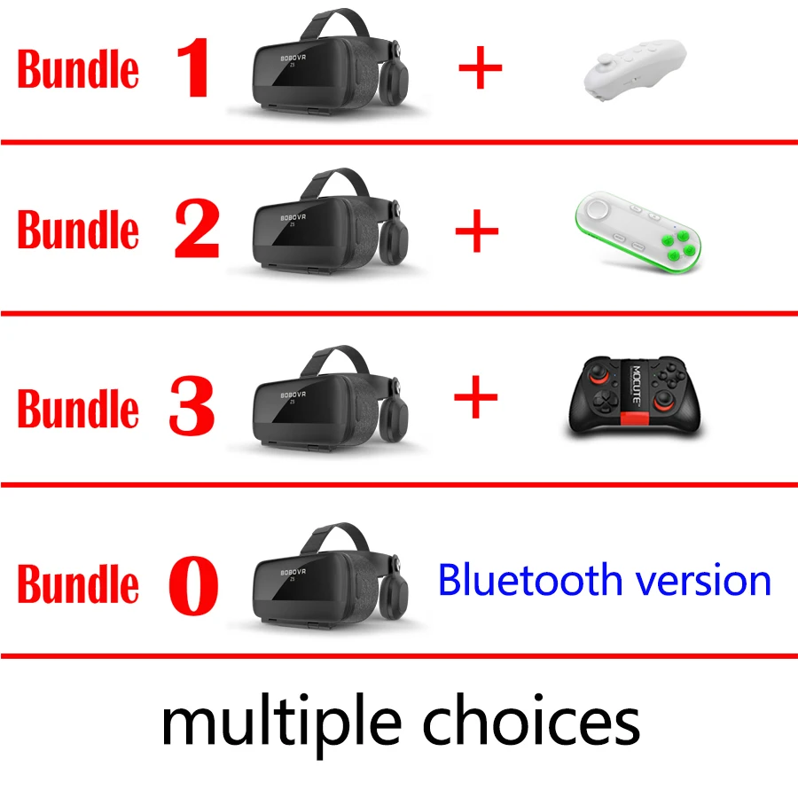 Очки виртуальной реальности BOBOVR Z5 с поддержкой Bluetooth и гарнитурой|3D очки