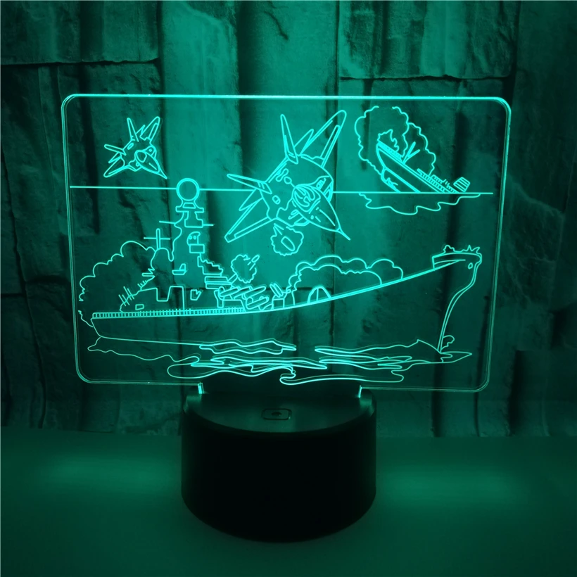 boat 3D night light (3)