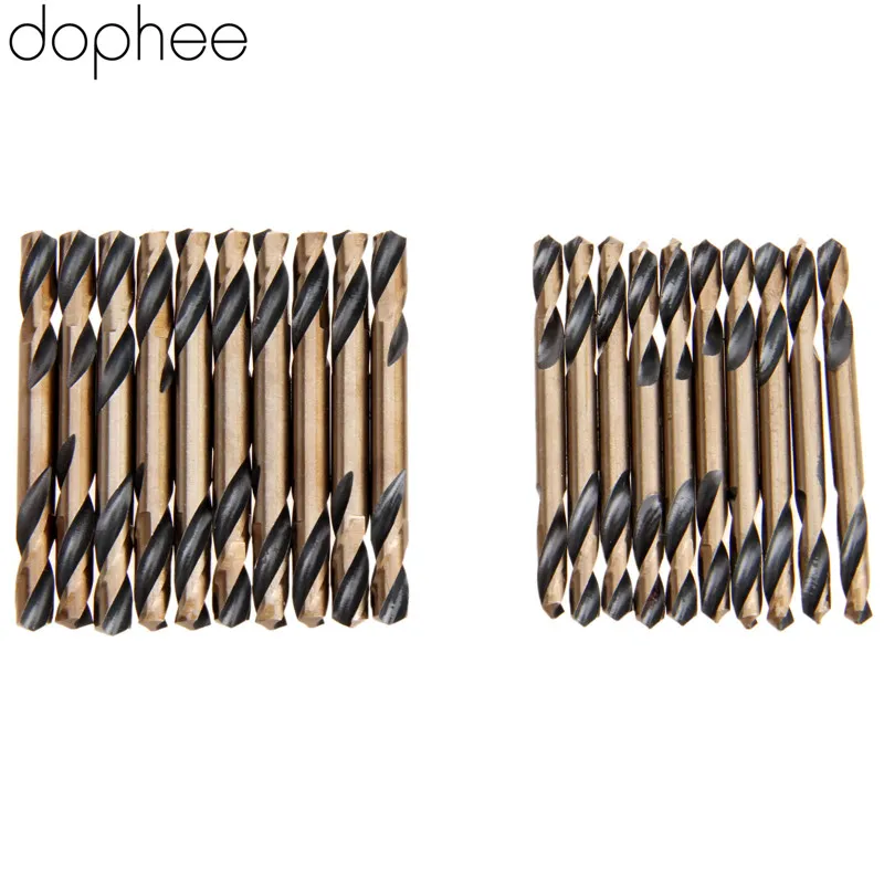 Dophee 5.2/4.2Mm Dia Hss Doppio Attacco Twist Drill Bits Tools Set Utensili Elettrici In Acciaio Ad Alta Velocità Di Lavorazione Del Legno Utensili Di