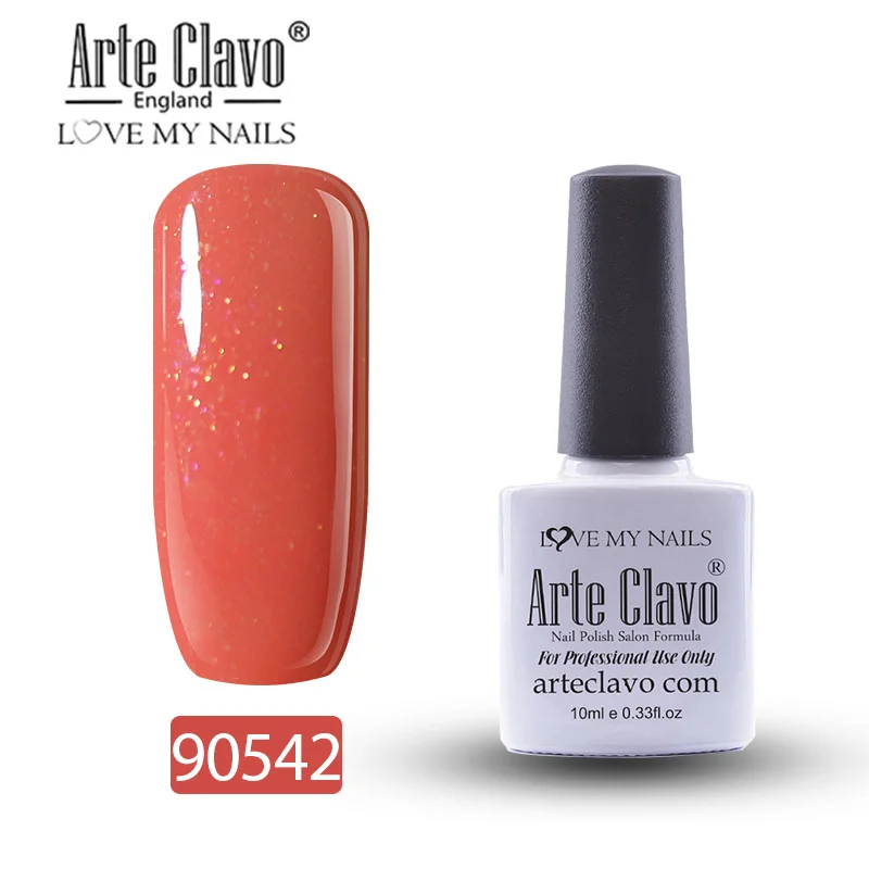 90542 Arte Clavo 79 цветов гель лак для ногтей основа и верхнее покрытие необходимо замачивать УФ Гель-лак для ногтей Дизайн гель лак - Цвет: 90542