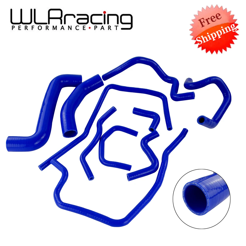 

WLR RACING - Blue 10PCS Silicone Radiator Hose Kit for Subaru Impreza WRX/STi GDB,EJ20 WLR-LX1803D-MB