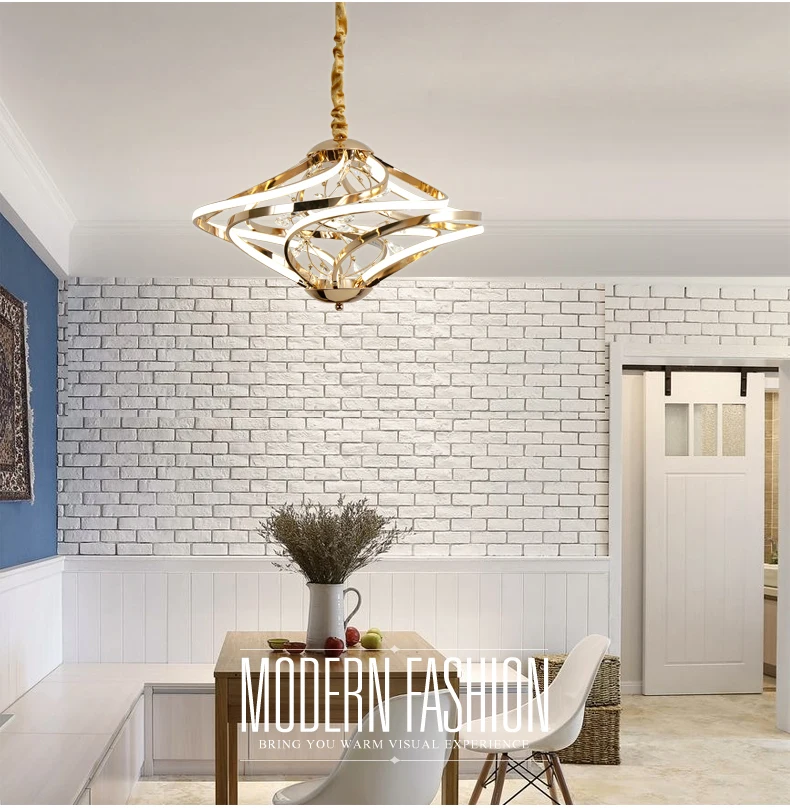 

LED Postmodern Iron Aluminum Acrylic LED Lamp LED Light Pendant Lights Pendant Lamp LED Pendant Light For Foyer Dinning Room