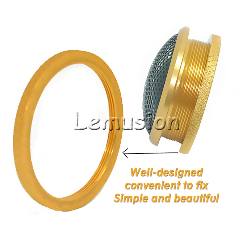 1 пара автомобильный аудио динамик Шелковый твитер Стайлинг автомобиля для Audi A6 A4