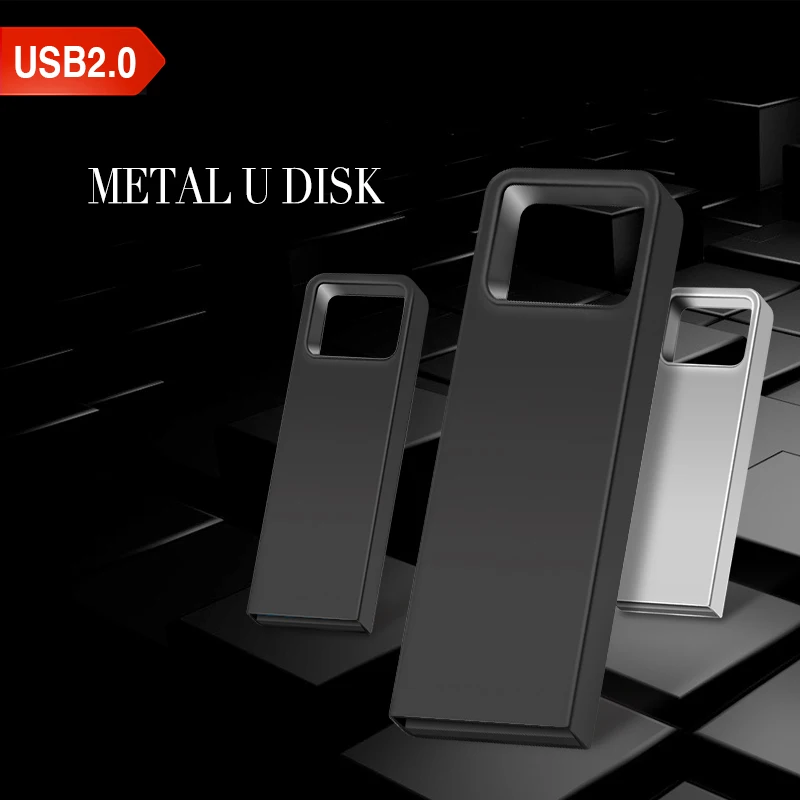 

Wholesale New Metal USB Flash Drive 128GB Pendrive 64GB 32GB 16G 8GB flash Memory Stick Pen Drive USB Stick U Disk With key Ring