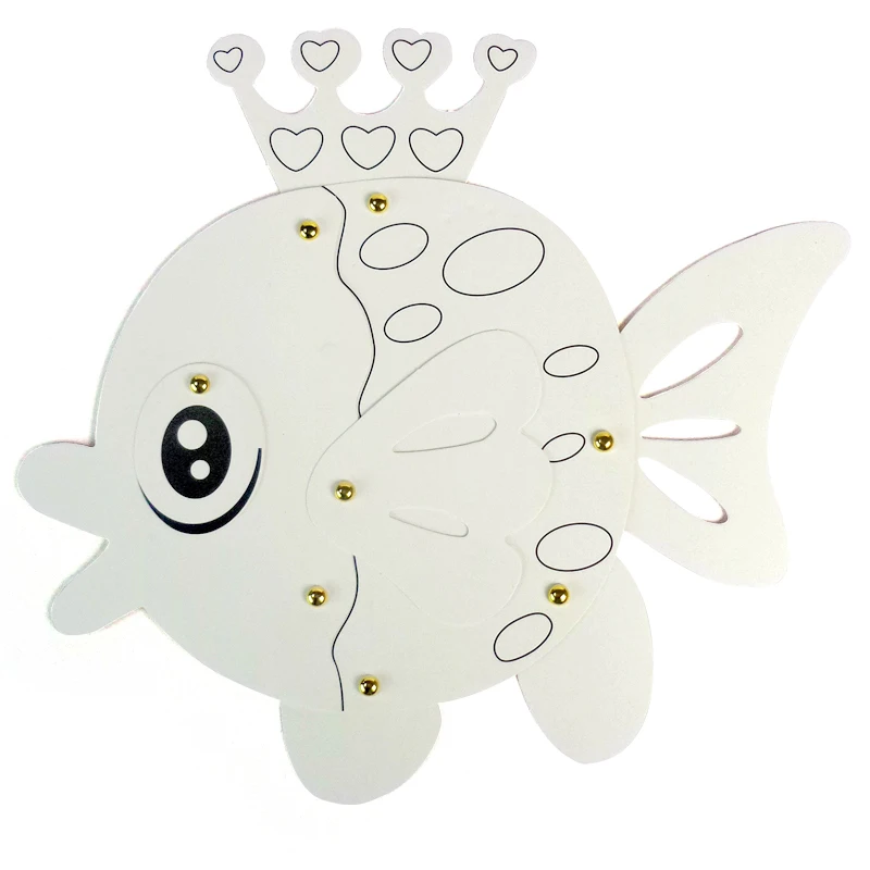kid art set drawing craft cardboard painting art diy paint goldfish kid art set drawing craft cardboard painting art diy paint goldfish decoration cartoon fish educational toy draw game schilderij in drawing toys from toys