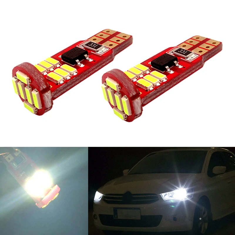 2x W164 T10 W5W LED 4014SMD клиновидный свет Sidelight без ошибок для Citroen C4 C5 C3 Grand Picasso Berlingo Xsara Saxo