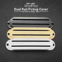 3 шт. двойные рельсы Humbucker Pickup Чехлы для ST/TL Стиль электрогитары пластиковый чехол для звукоснимателя аксессуары для электрогитары
