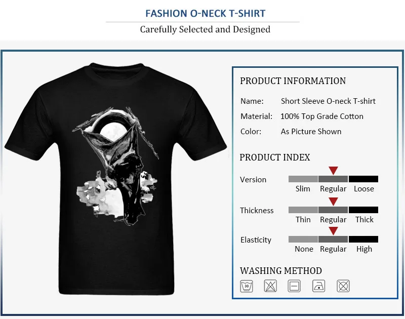 Ink Flow Nocturnal All Cotton Men Short Sleeve Tops Shirt Summer Fall T-shirts Custom Sweatshirts 2018 Hot Sale Round Neck Ink Flow Nocturnal
