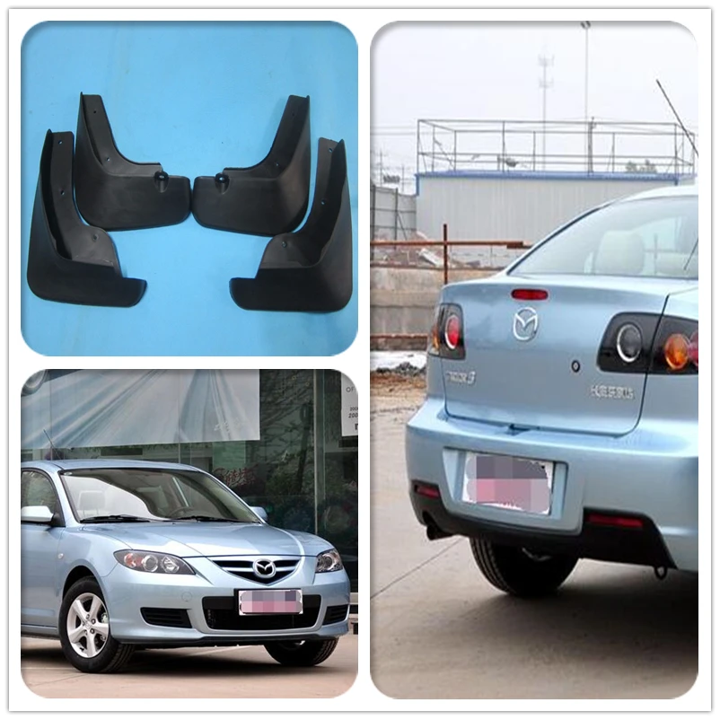 

Free shipping body parts mud guard car wheel splash shield for mazda 3 1.6L 2010-2012 (one car set)
