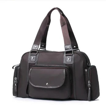 

SOVICI Fitness Outdoor City walking Large Capacity Rolling Travel Casual Tote Bags Black Brown Vintage Business Top sport Bag