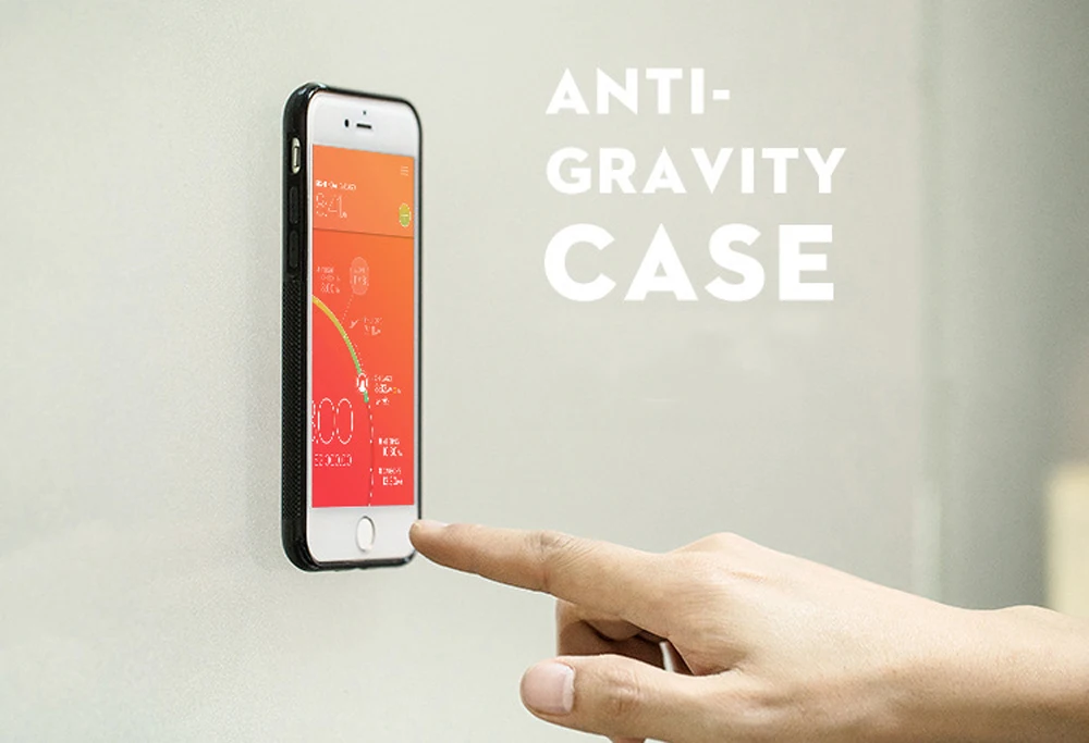 Anti Gravity Phone Bag Case For iPhone X iPhone8 iPhone7 iPhone6S Plus TPU Frame Magical Nano Suction Sadoun.com