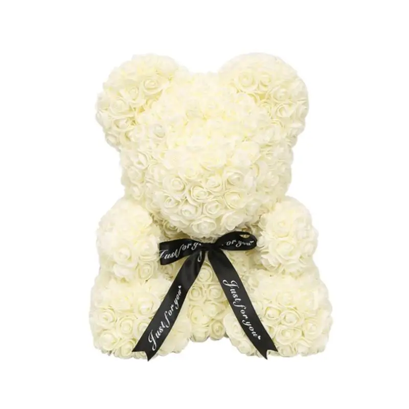 Романтическая роза Медведь кукла Декор Спальни молодоженов День рождения Юбилей подарки 6 стилей для подруги милые дети медведь игрушка