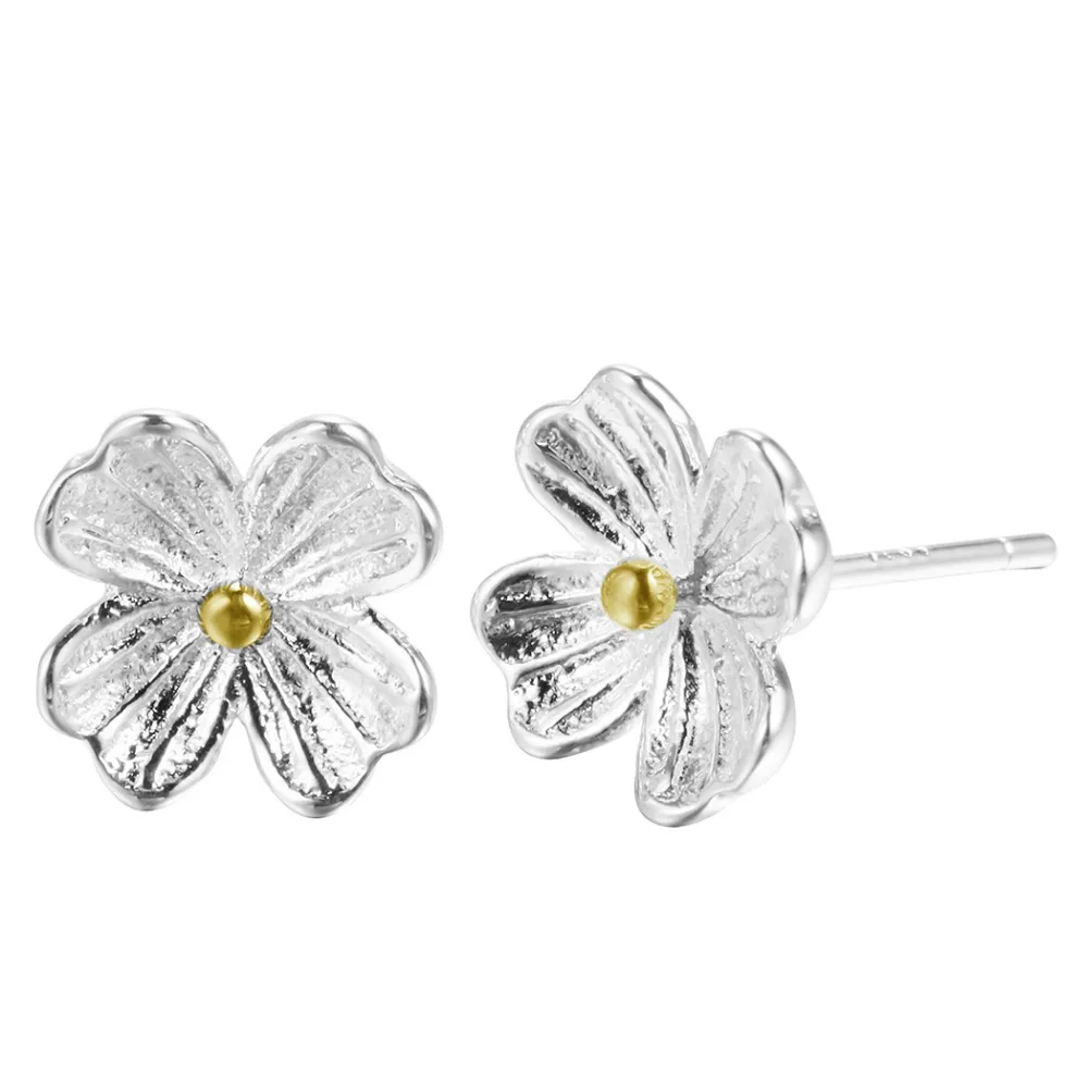 QIAMNI-925-Sterling-Silver-Untique-Cherry-Blossom-Flower-Stud-Earring-for-Women-Girl-Christmas-Handmade-Jewelry