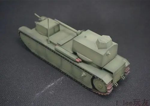 1/72 FCM1 Французский тяжелый танк собранная Готовая модель 5M Hobby