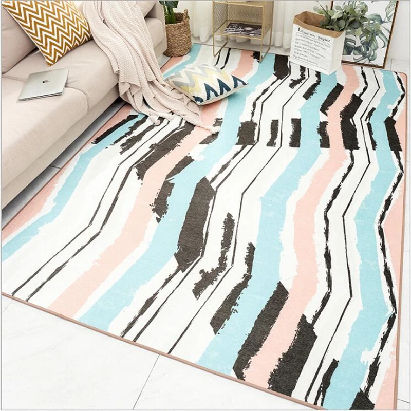 Коврик AOVOLL для гостиной, большой ковер без волос, ковер для спальни, дивана, журнального столика, коврик для спальни, цветной коврик для пола