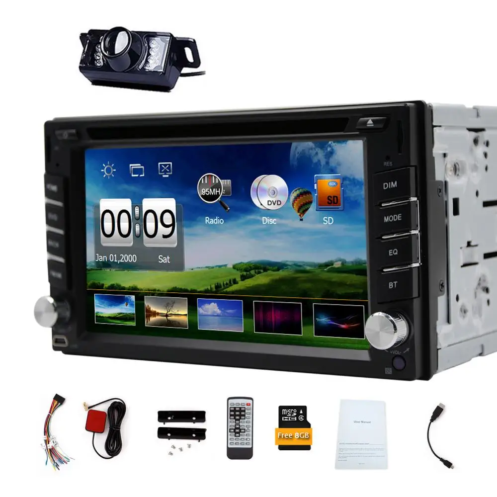 Best 2DIN In Dash GPS Navi Car DVD Player Bluetooth Auto Stereo Radio USB+CAMERA 12 Best 2DIN In Dash GPS Navi Car DVD Player Bluetooth Auto Stereo Radio USB+CAMERA 12