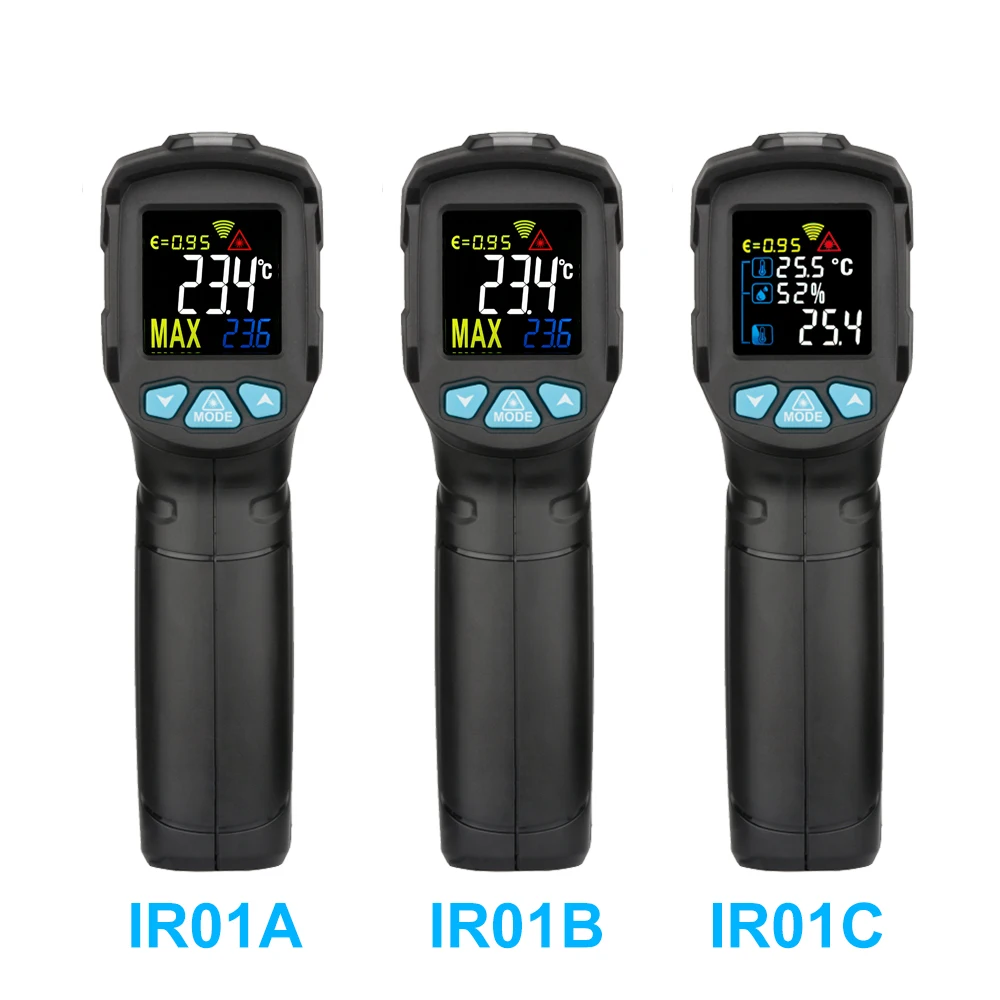 

IR01A/IR01B/IR01C digital thermometer humidity meter infrared thermometer hygrometer temperature humidity meter pyrometer