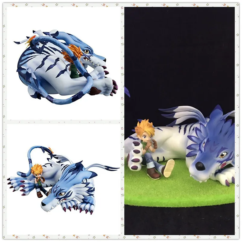 

MCR Anime 13cm Digital Monster Ishida Yamato Garurumon Action figure toys doll collection Christmas gift with box