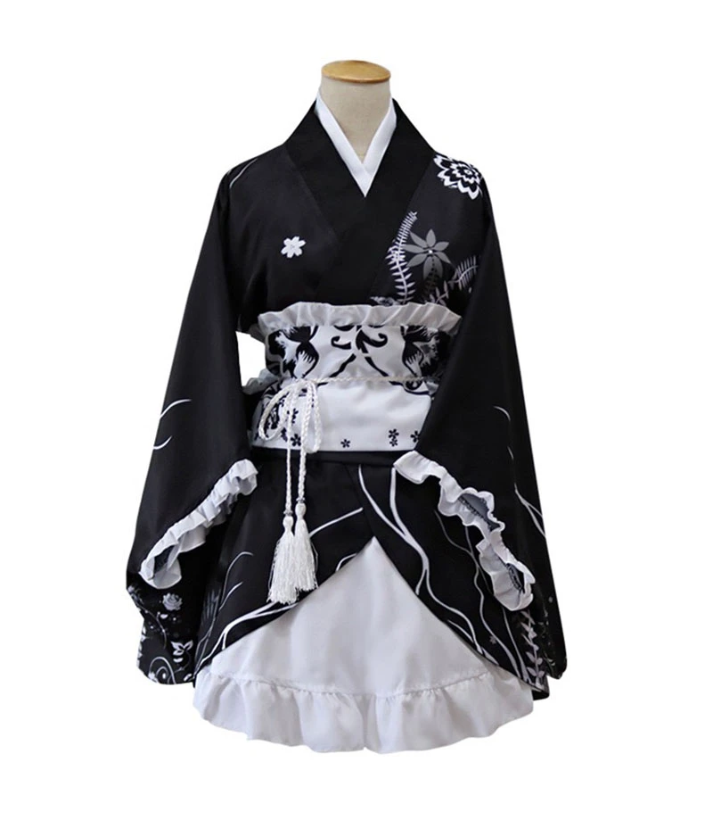 Japanese Anime Lolita Maid Costume ...