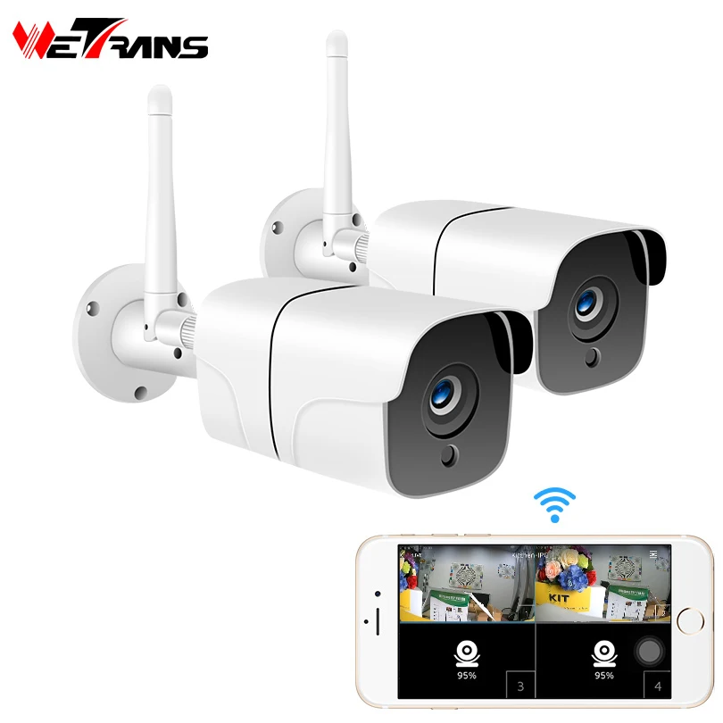 Камера видеонаблюдения Wetrans HD 2 канала 1080P Wi Fi IP МП|Система наблюдения| |