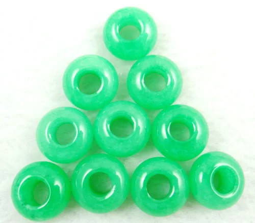 Круглые бусины бирюзы из натурального кварца 14 х8 мм 10 шт.|gem charm|be charmcharm 10pcs |