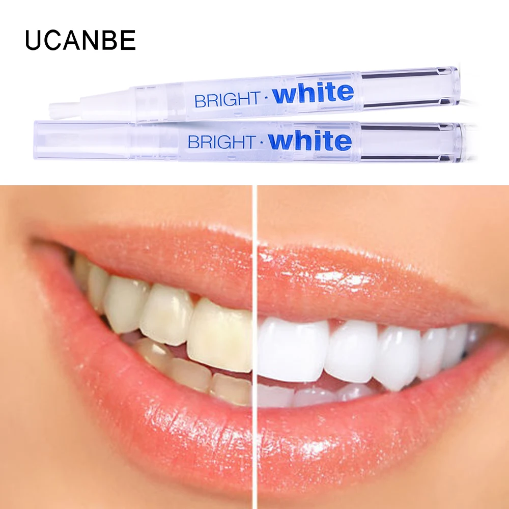 Бренд UCANBE, 1 шт., отбеливающая ручка для чистки зубов, отбеливание зубов, удаление пятен, яркий отбеливатель для зубов, уход за полостью рта, пероксид, гель