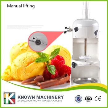 

Stainless Steel Electric Block Ice Shaver/Manual Ice Crusher Machine Shaving Capacity Fine:0.58kg - Roung:9.5kgs
