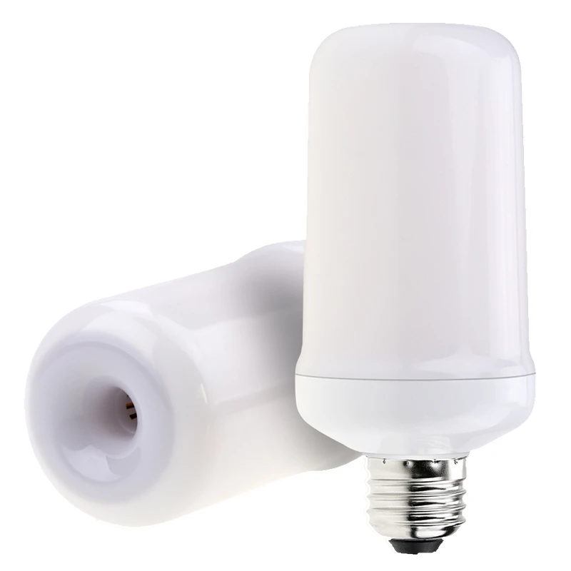 

LED Flame Effect Light Bulb E27 LED 220V E26 Flickering Flame Bulb E14 LED Fire Christmas 9W Dynamic Burning Candle Lamp 2 Modes