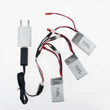 UE plug USB chargeur 1to3 câble 2016 Vente Chaude 7.4 V 1000 mAh 25C WLtoys V912 V915 Batterie Amélioré Pour RC Multicopter en gros